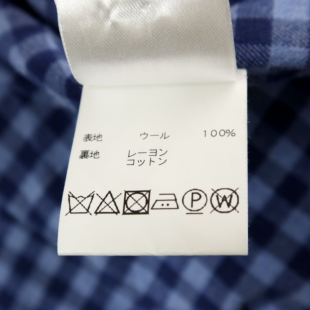 【中古】シャトールフセン Chato Lufsen BORESTIERE ウール スタンドカラー ハンティングジャケット ネイビー【サイズ48】【 状態ランクB 】【 メンズ 】