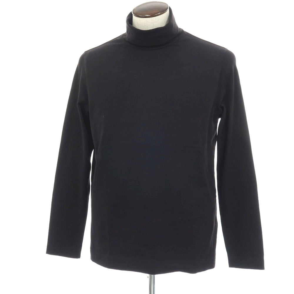 【SALE30%OFF/返品不可】【中古】チルコロ1901 CIRCOLO 1901 コットンポリウレタン ジャージー タートルネック 長袖Ｔシャツ ブラック【 サイズL 】【 状態ランクC 】【 メンズ 】