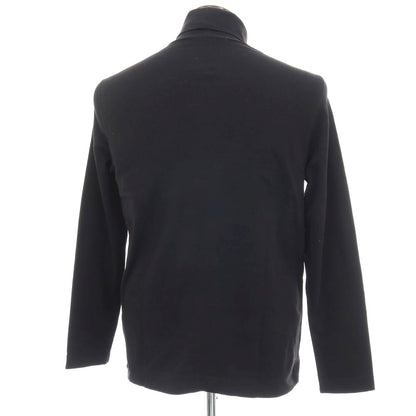 【SALE30%OFF/返品不可】【中古】チルコロ1901 CIRCOLO 1901 コットンポリウレタン ジャージー タートルネック 長袖Ｔシャツ ブラック【 サイズL 】【 状態ランクC 】【 メンズ 】