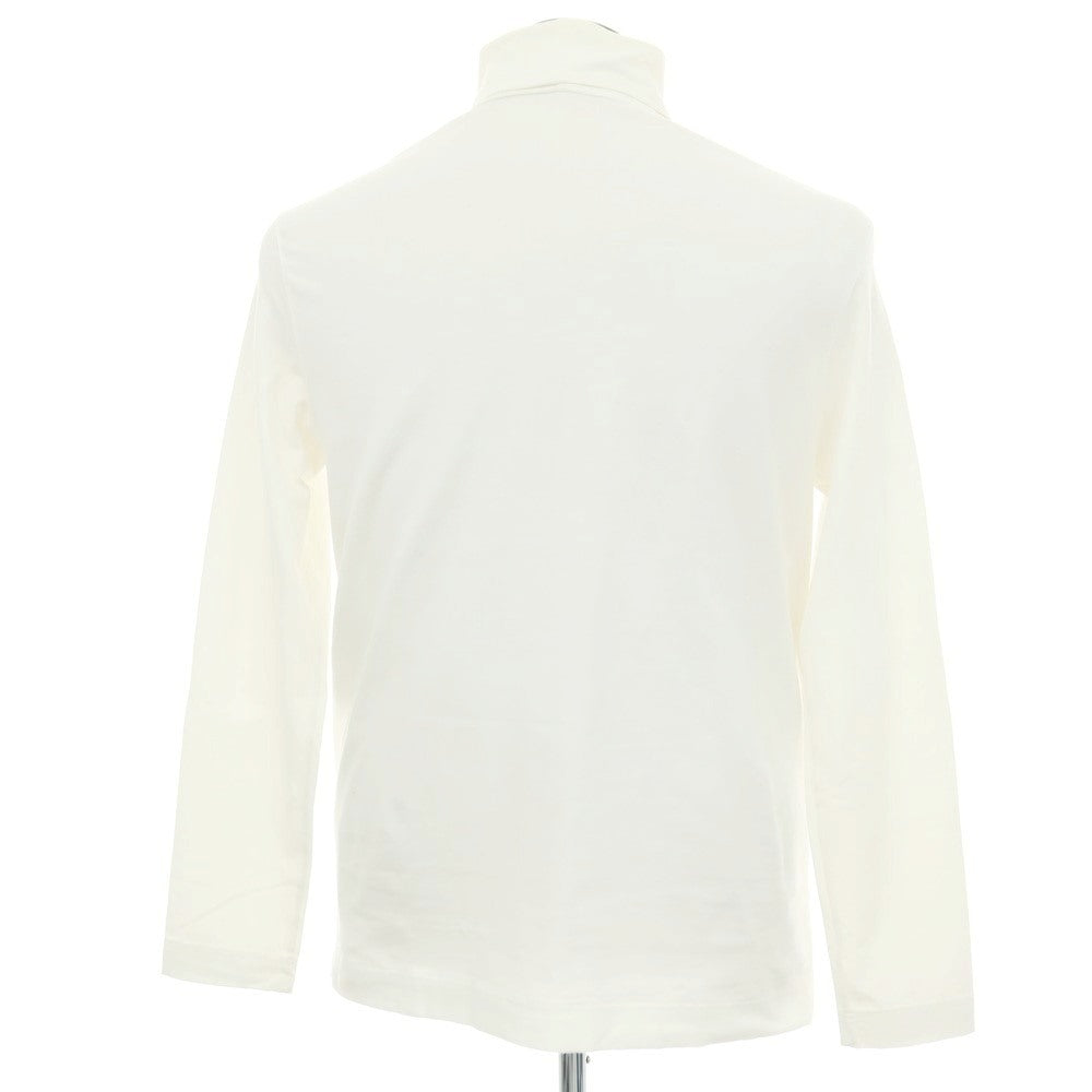【中古】チルコロ1901 CIRCOLO 1901 コットンポリウレタン ジャージー タートルネック 長袖Ｔシャツ ホワイト【サイズL】【 状態ランクC 】【 メンズ 】