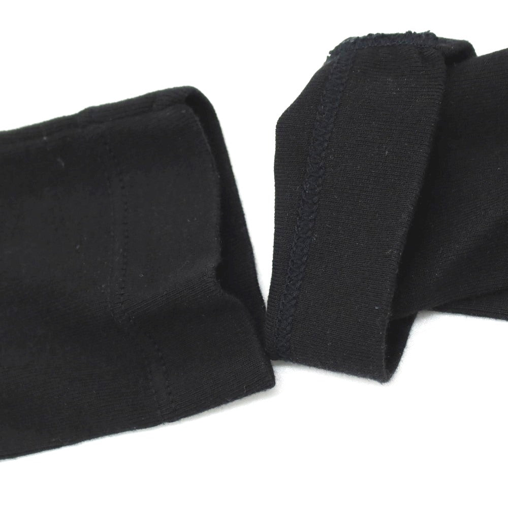 【中古】メゾン コルニション MAISON CORNICHON コットン クルーネック 長袖Ｔシャツ ブラック【サイズ3】【 状態ランクB 】【 メンズ 】