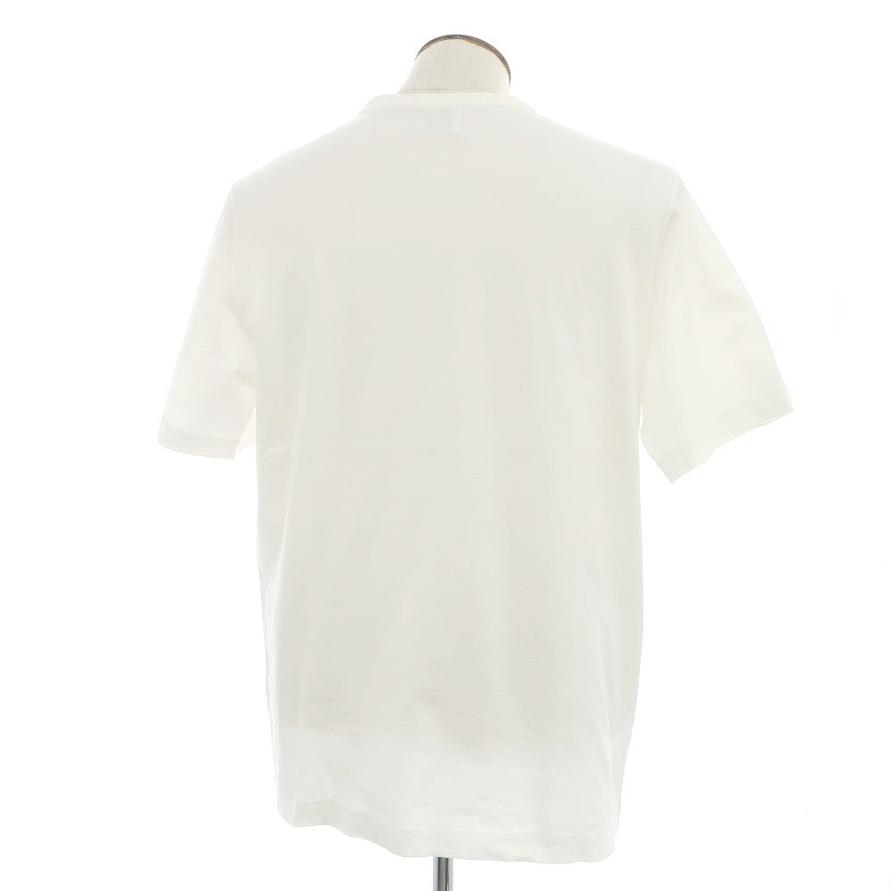 【中古】ヨネトミ yonetomi コットン クルーネック 半袖Ｔシャツ ホワイト【サイズ4】【 状態ランクB 】【 メンズ 】