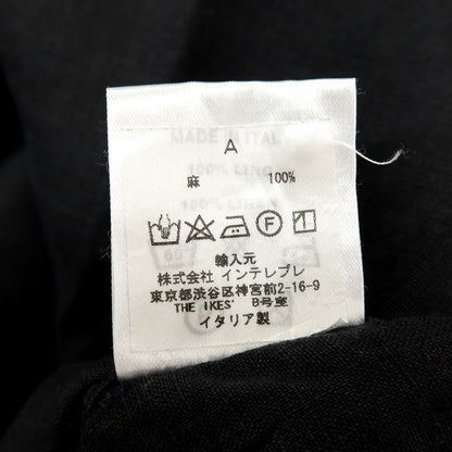【中古】マリオ ムスカリエッロ Mario Muscariello リネン 七分袖 カプリシャツ ブラック【 L 】【 状態ランクB 】【 メンズ 】 []