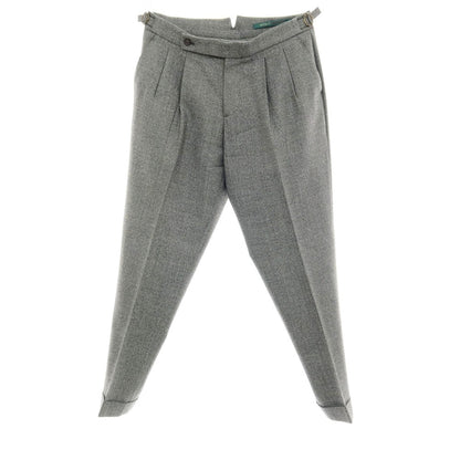 【中古】ベルウィッチ BERWICH ウール カジュアルスラックスパンツ グレー【サイズ48】【 状態ランクC 】【 メンズ 】