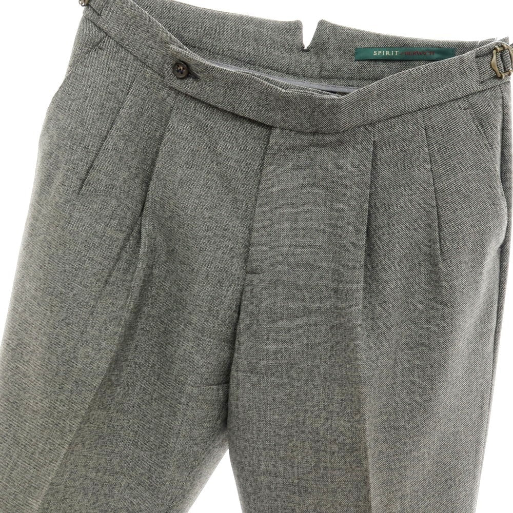 【中古】ベルウィッチ BERWICH ウール カジュアルスラックスパンツ グレー【サイズ48】【 状態ランクC 】【 メンズ 】