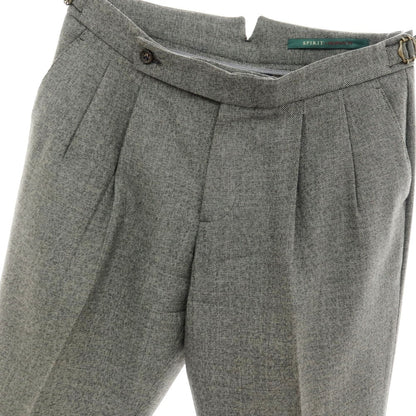 【中古】ベルウィッチ BERWICH ウール カジュアルスラックスパンツ グレー【サイズ48】【 状態ランクC 】【 メンズ 】