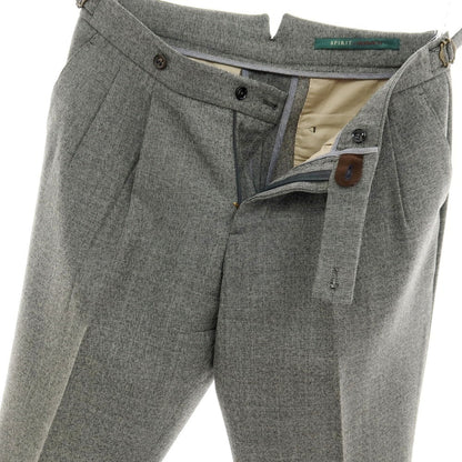 【中古】ベルウィッチ BERWICH ウール カジュアルスラックスパンツ グレー【サイズ48】【 状態ランクC 】【 メンズ 】