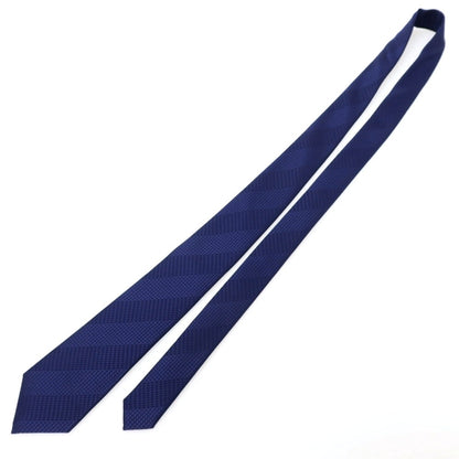 【中古】フランコ スパダ Franco Spada シルク シャドー ネクタイ ネイビー【 状態ランクB 】【 メンズ 】