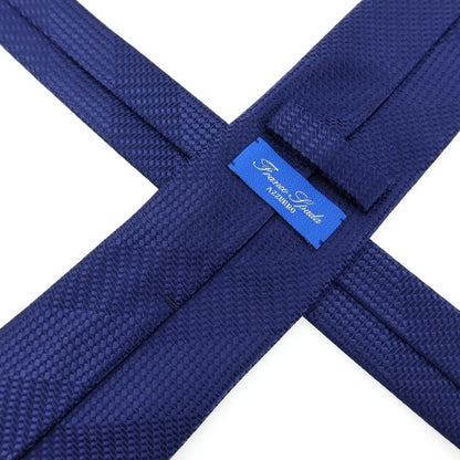 【中古】フランコ スパダ Franco Spada シルク シャドー ネクタイ ネイビー【 状態ランクB 】【 メンズ 】