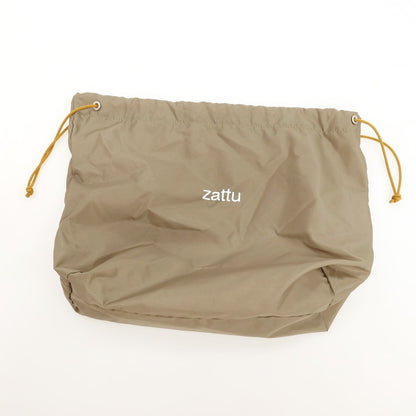 【中古】ザッツ zattu マイクロファイバースエード ポリエステル系 ショルダーバッグ サンドベージュ【 状態ランクB 】【 メンズ 】