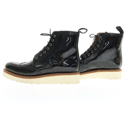 【中古】グレンソン GRENSON パテント レザー ブーツ ブラック【サイズ6】【 状態ランクB 】【 メンズ 】