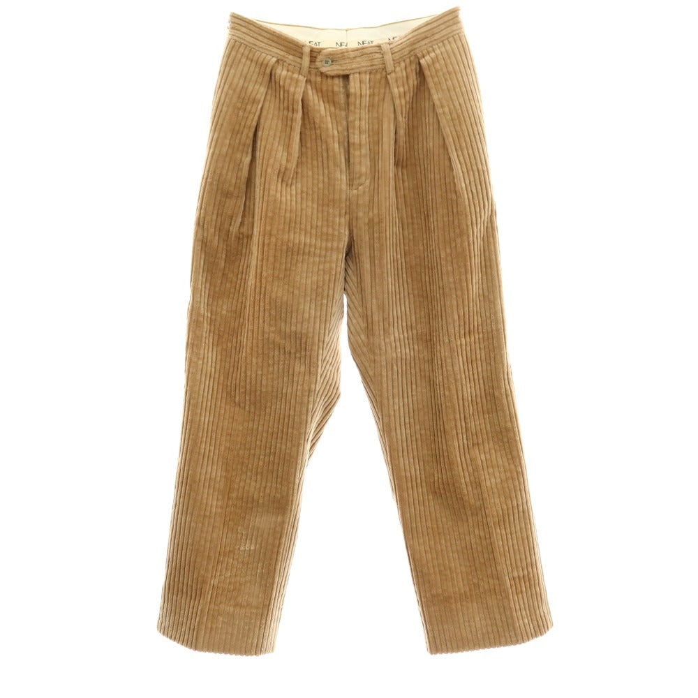 【中古】ニート NEAT コットン 太畝 コーデュロイパンツ ライトブラウン【サイズ46】【 状態ランクB 】【 メンズ 】