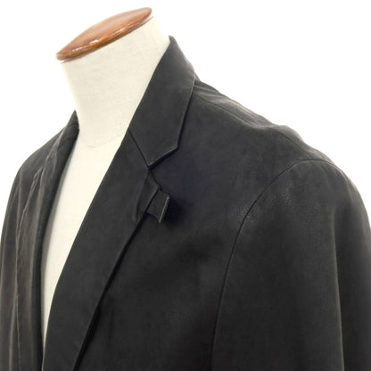 【中古】カルバンクライン Calvin Klein ゴート レザー 2B カジュアルジャケット ブラック【 M 】【 状態ランクC 】【 メンズ 】 []