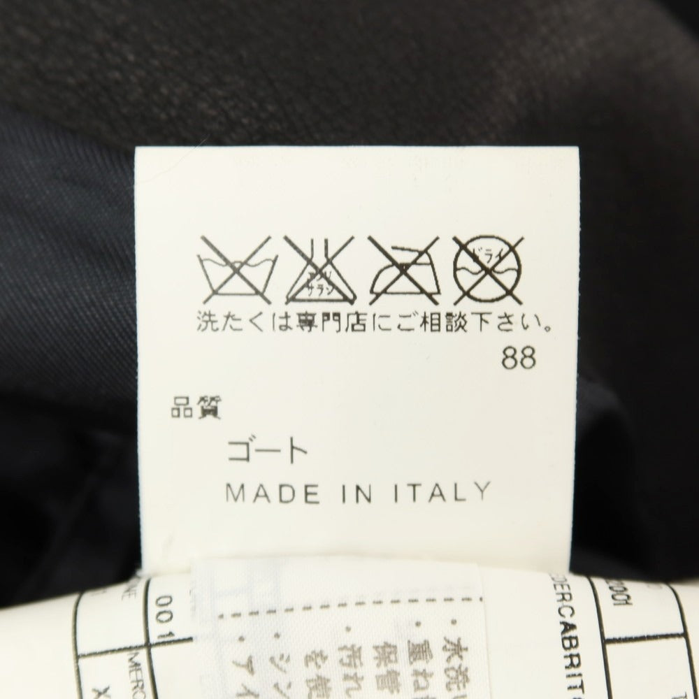 【中古】カルバンクライン Calvin Klein ゴート レザー 2B カジュアルジャケット ブラック【 M 】【 状態ランクC 】【 メンズ 】 []