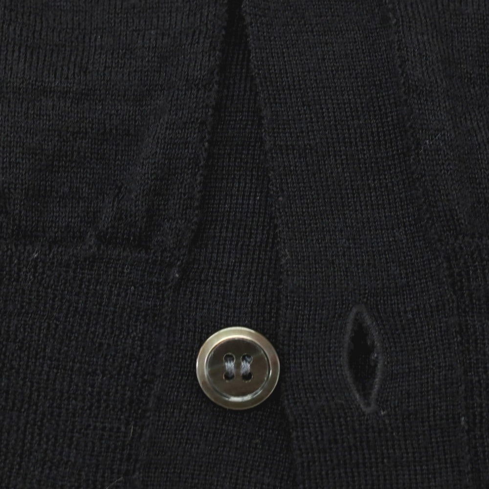 【中古】コムデギャルソン オムドゥ COMME des GARCONS HOMME DEUX 2019年春夏 ウール ニットベスト ブラック【サイズS】【 状態ランクB 】【 メンズ 】
