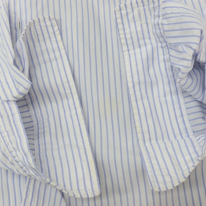 【中古】コムデギャルソン オムドゥ COMME des GARCONS HOMME DEUX 2019年春夏 コットン ストライプ レギュラーカラー カジュアルシャツ ホワイトxブルー【サイズXS】【 状態ランクD 】【 メンズ 】