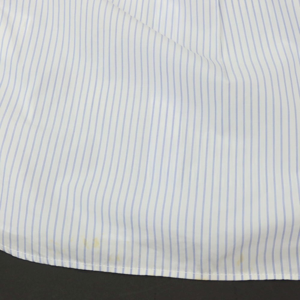 【中古】コムデギャルソン オムドゥ COMME des GARCONS HOMME DEUX 2019年春夏 コットン ストライプ レギュラーカラー カジュアルシャツ ホワイトxブルー【サイズXS】【 状態ランクD 】【 メンズ 】