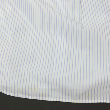 【中古】コムデギャルソン オムドゥ COMME des GARCONS HOMME DEUX 2019年春夏 コットン ストライプ レギュラーカラー カジュアルシャツ ホワイトxブルー【サイズXS】【 状態ランクD 】【 メンズ 】