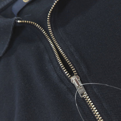 【SALE30%OFF/返品不可】【中古】コムデギャルソン オムドゥ COMME des GARCONS HOMME DEUX × FRED PERRY 2015年秋冬 コットン 鹿の子 ハーフジップ 半袖ポロシャツ ネイビー【 サイズS 】【 状態ランクC 】【 メンズ 】