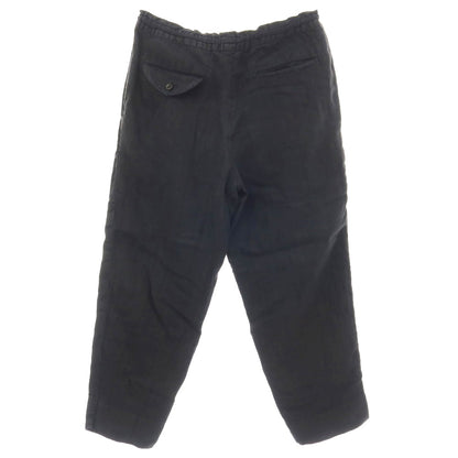 【中古】コムデギャルソン オムドゥ COMME des GARCONS HOMME DEUX 2016年春夏 リネン イージーパンツ ブラック【サイズXS】【 状態ランクC 】【 メンズ 】
