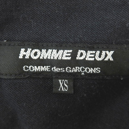 【中古】コムデギャルソン オムドゥ COMME des GARCONS HOMME DEUX 2016年春夏 リネン イージーパンツ ブラック【サイズXS】【 状態ランクC 】【 メンズ 】