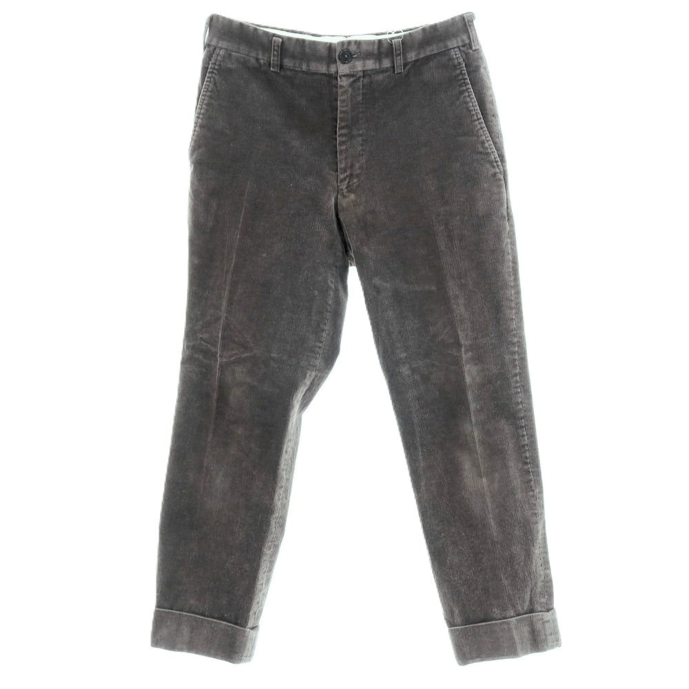 【中古】コムデギャルソン オムドゥ COMME des GARCONS HOMME DEUX 2015年秋冬 ストレッチ コットン 細畝 コーデュロイパンツ ダークグレー【サイズS】【 状態ランクD 】【 メンズ 】