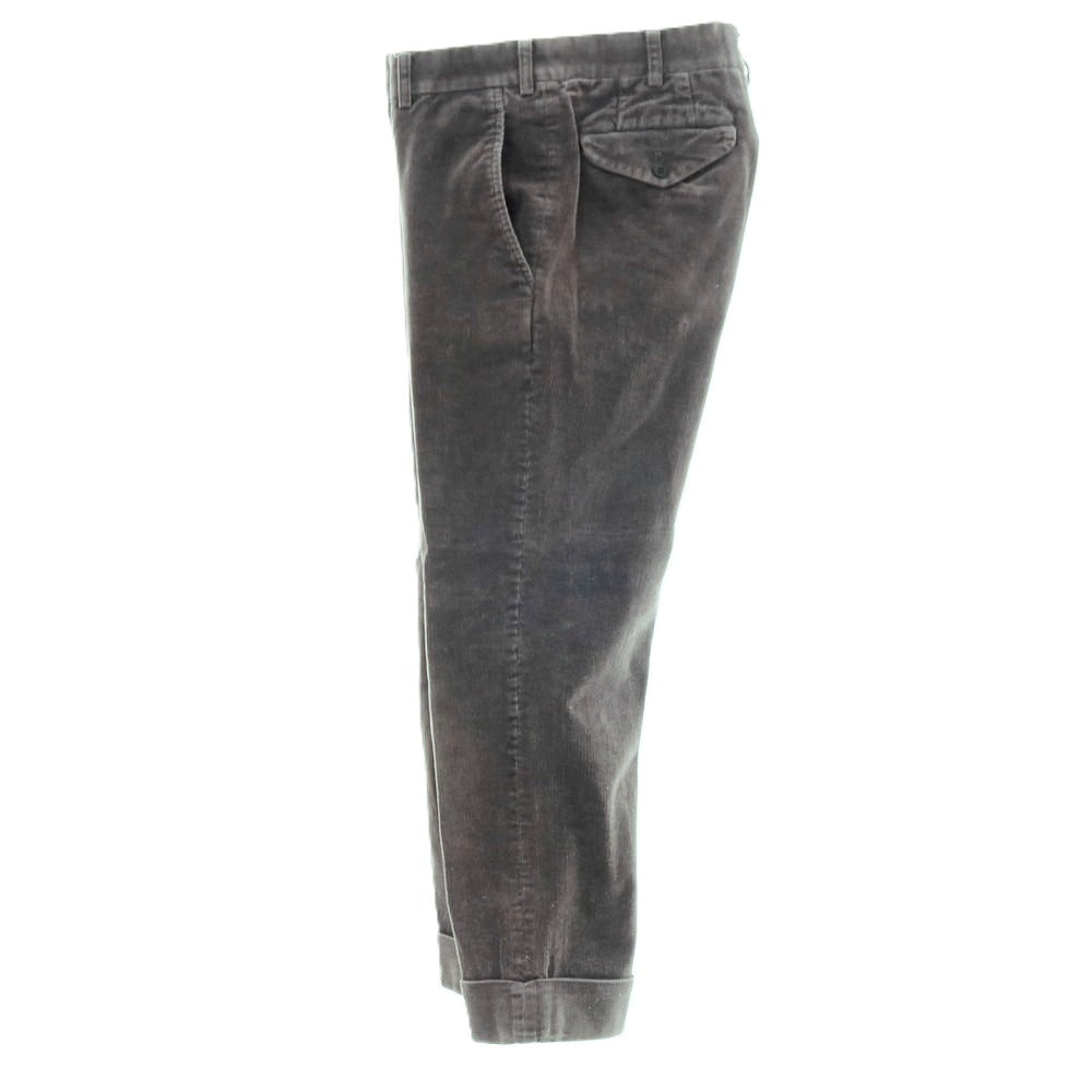 【中古】コムデギャルソン オムドゥ COMME des GARCONS HOMME DEUX 2015年秋冬 ストレッチ コットン 細畝 コーデュロイパンツ ダークグレー【サイズS】【 状態ランクD 】【 メンズ 】