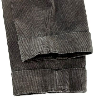 【中古】コムデギャルソン オムドゥ COMME des GARCONS HOMME DEUX 2015年秋冬 ストレッチ コットン 細畝 コーデュロイパンツ ダークグレー【サイズS】【 状態ランクD 】【 メンズ 】