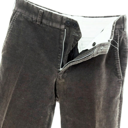 【中古】コムデギャルソン オムドゥ COMME des GARCONS HOMME DEUX 2015年秋冬 ストレッチ コットン 細畝 コーデュロイパンツ ダークグレー【サイズS】【 状態ランクD 】【 メンズ 】