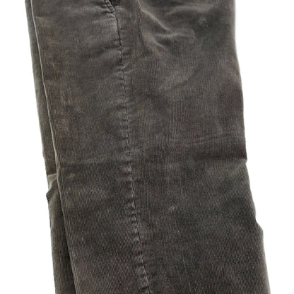 【中古】コムデギャルソン オムドゥ COMME des GARCONS HOMME DEUX 2015年秋冬 ストレッチ コットン 細畝 コーデュロイパンツ ダークグレー【サイズS】【 状態ランクD 】【 メンズ 】