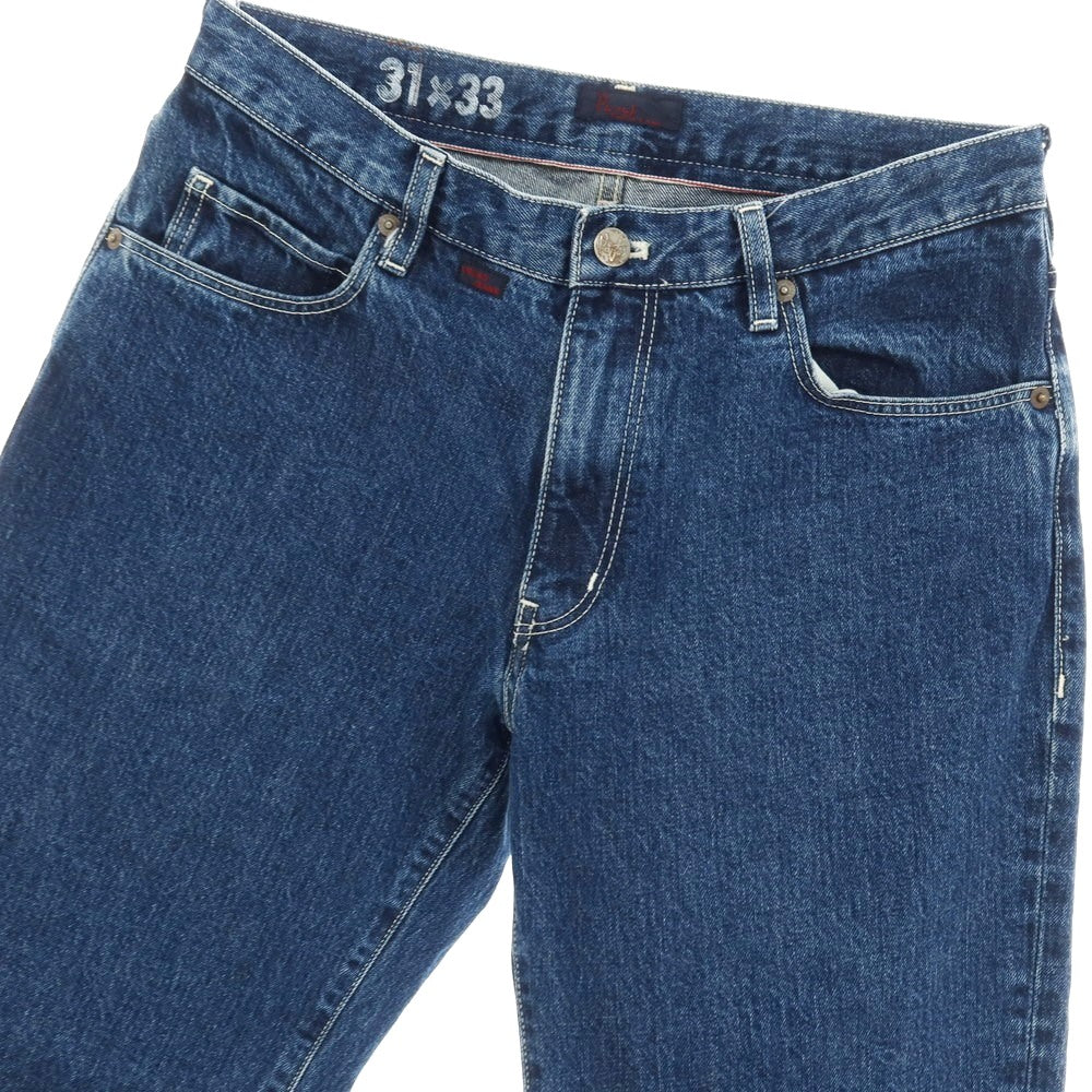 【中古】パパス PAPAS コットン デニムパンツ ジーンズ ブルー【サイズ31】【 状態ランクB 】【 メンズ 】