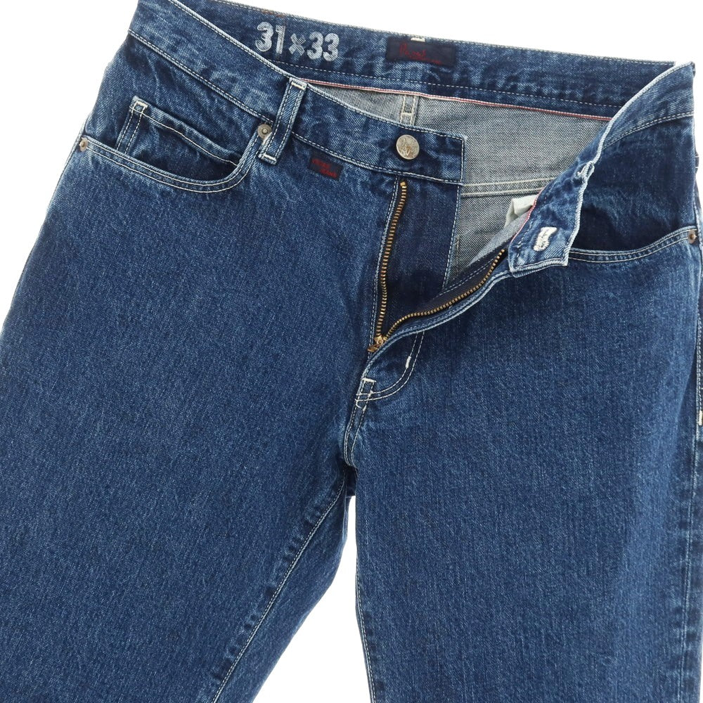 【中古】パパス PAPAS コットン デニムパンツ ジーンズ ブルー【サイズ31】【 状態ランクB 】【 メンズ 】