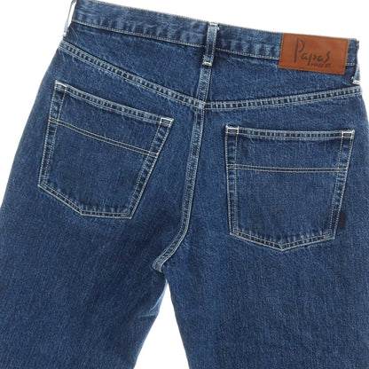 【中古】パパス PAPAS コットン デニムパンツ ジーンズ ブルー【サイズ31】【 状態ランクB 】【 メンズ 】