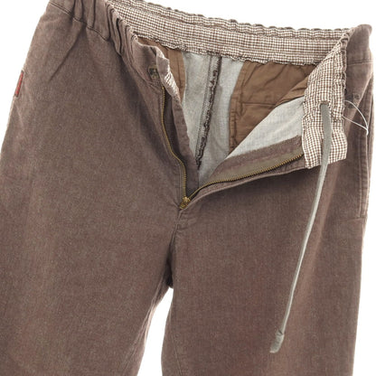 【中古】パパス PAPAS ストレッチ コットン デニム イージーパンツ ブラウン【サイズ48/M】【 状態ランクB 】【 メンズ 】