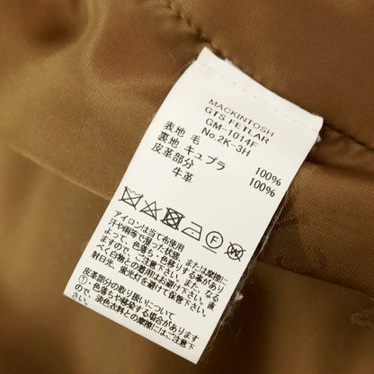 【中古】マッキントッシュ Mackintosh FETLAR ウール トレンチコート キャメルブラウン【サイズ36】【 状態ランクB 】【 メンズ 】