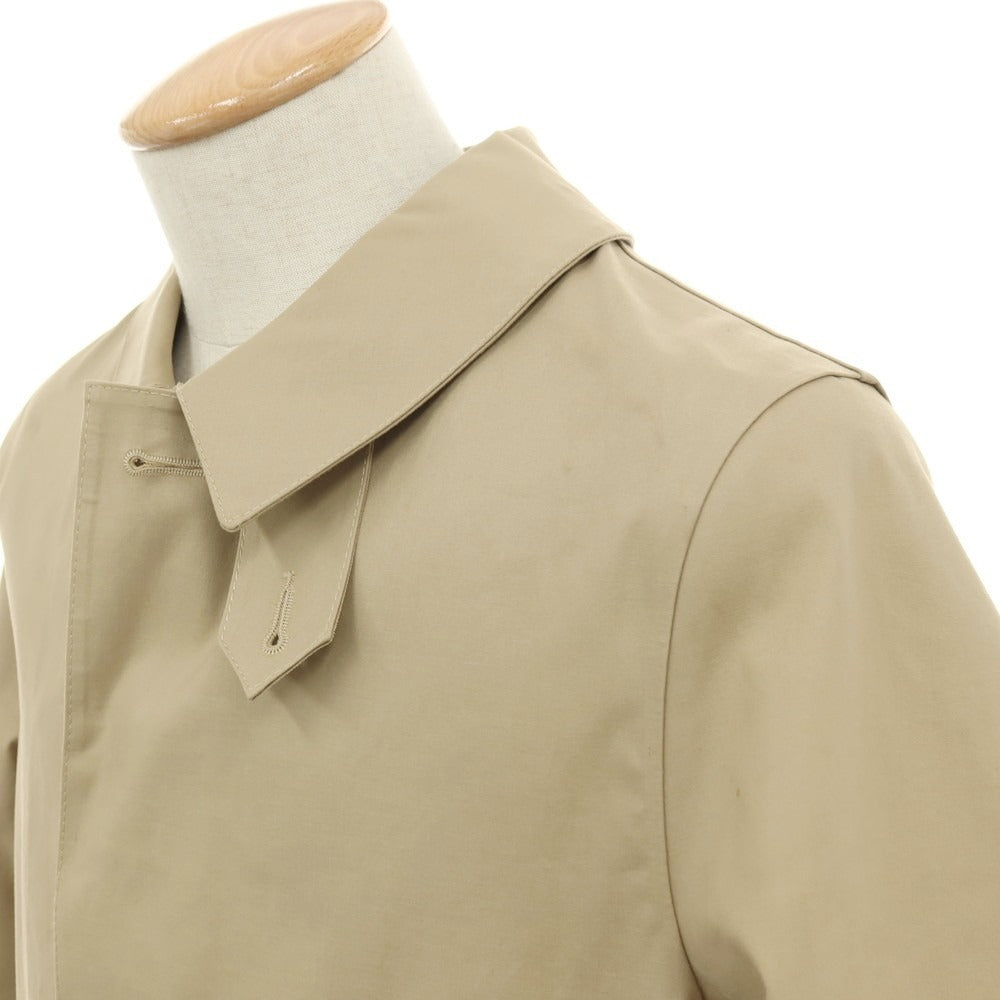 【中古】マッキントッシュ Mackintosh ゴム引き コットン ステンカラーコート ベージュ【サイズ36】【 状態ランクB 】【 メンズ 】[CPD]
