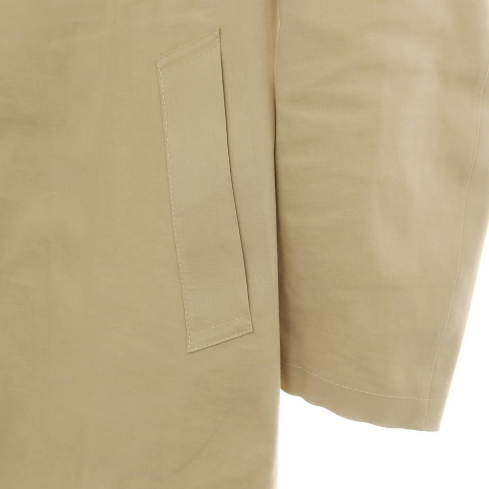 【中古】マッキントッシュ Mackintosh ゴム引き コットン ステンカラーコート ベージュ【サイズ36】【 状態ランクB 】【 メンズ 】