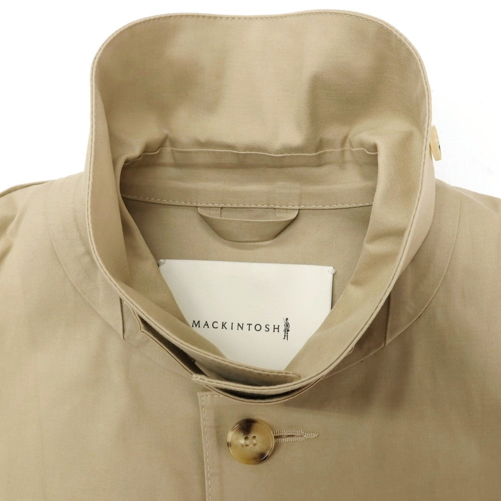 【中古】マッキントッシュ Mackintosh ゴム引き コットン ステンカラーコート ベージュ【サイズ36】【 状態ランクB 】【 メンズ 】