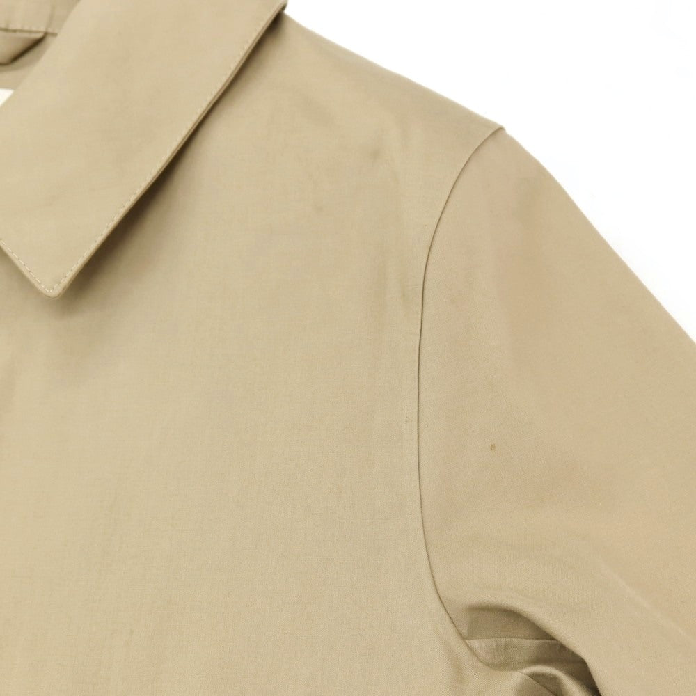 【中古】マッキントッシュ Mackintosh ゴム引き コットン ステンカラーコート ベージュ【サイズ36】【 状態ランクB 】【 メンズ 】[CPD]