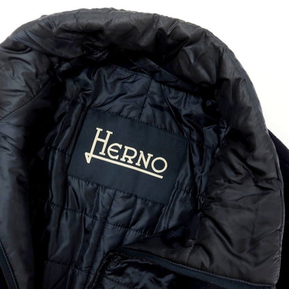 【中古】ヘルノ Herno チェスタープロテクター ウール チェスターフィールドコート ネイビー【サイズ46】【 状態ランクC 】【 メンズ 】
