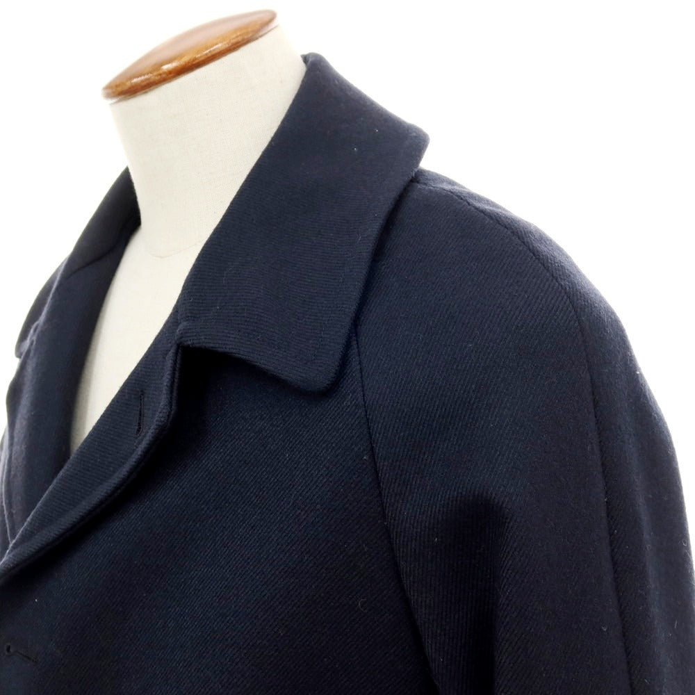 【中古】タリアトーレ TAGLIATORE ウール ステンカラーコート ネイビー【 サイズ46 】【 状態ランクB 】【 メンズ 】