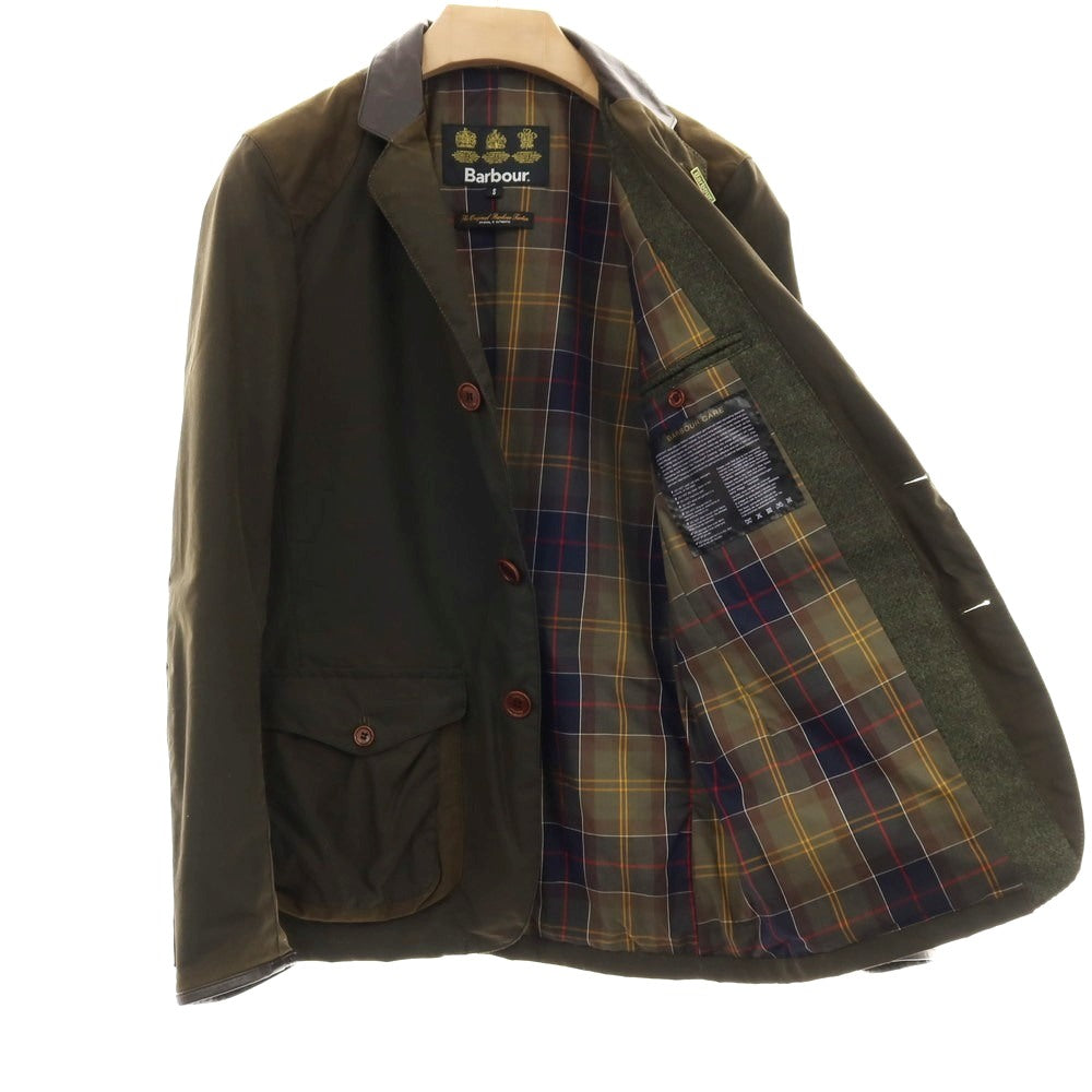 【中古】バブアー Barbour Beacon Sports Jacket ワックスコットン テーラード型 フィールドジャケット オリーブ【サイズS】【 状態ランクB 】【 メンズ 】