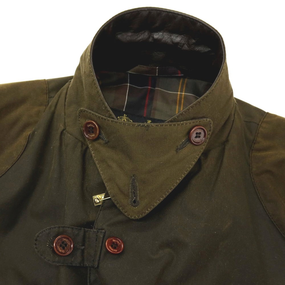 【中古】バブアー Barbour Beacon Sports Jacket ワックスコットン テーラード型 フィールドジャケット オリーブ【サイズS】【 状態ランクB 】【 メンズ 】