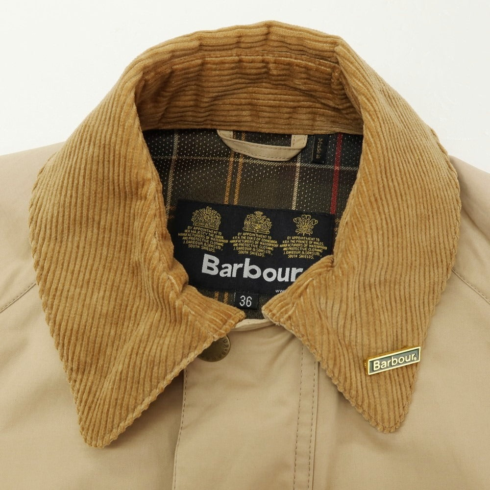 【中古】バブアー Barbour BEDALE SL PEACHED ポリエステルコットンナイロン フィールドジャケット ベージュ【サイズ36】【 状態ランクB 】【 メンズ 】