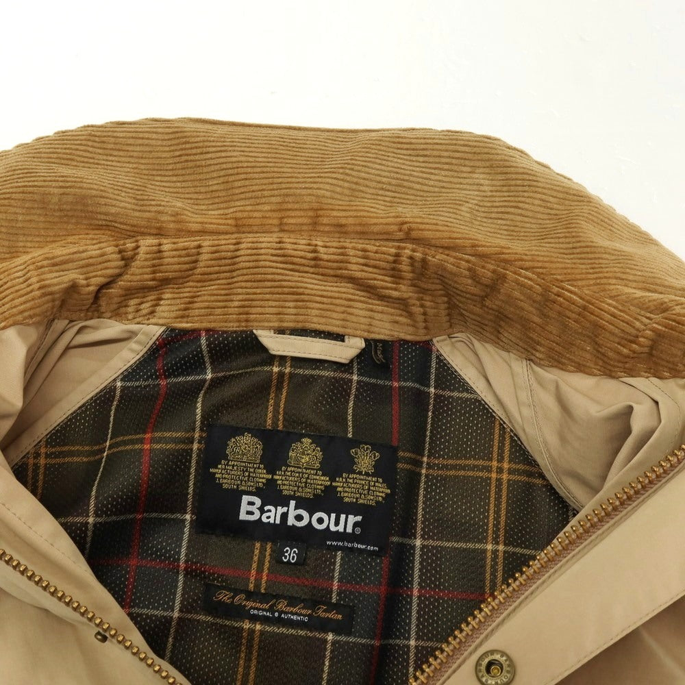 【中古】バブアー Barbour BEDALE SL PEACHED ポリエステルコットンナイロン フィールドジャケット ベージュ【サイズ36】【 状態ランクB 】【 メンズ 】