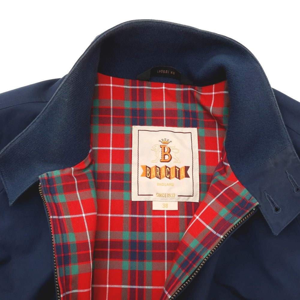 【中古】バラクータ BARACUTA G4 コットンポリエステル スイングトップ ネイビー【サイズ38】【 状態ランクB 】【 メンズ 】