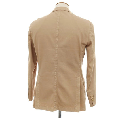 【中古】ボリオリ BOGLIOLI K.JACKET 製品染め コットンポリウレタン 3B テーラードジャケット ベージュ【サイズ46】【 状態ランクC 】【 メンズ 】