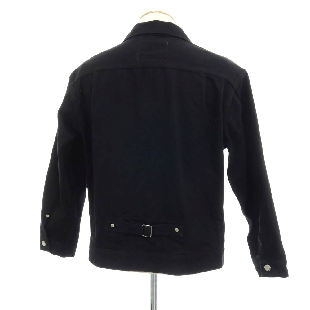 【中古】モモタロウ ジーンズ MOMOTARO JEANS コットン デニムジャケット ブラック【サイズS】【 状態ランクB 】【 メンズ 】