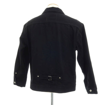 【中古】モモタロウ ジーンズ MOMOTARO JEANS コットン デニムジャケット ブラック【サイズS】【 状態ランクB 】【 メンズ 】