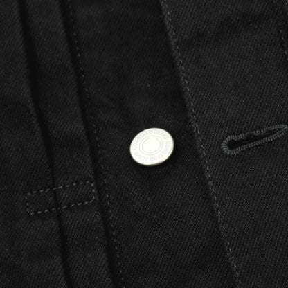 【中古】モモタロウ ジーンズ MOMOTARO JEANS コットン デニムジャケット ブラック【サイズS】【 状態ランクB 】【 メンズ 】